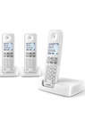 philips - telephone sans fil trio dect blanc - d2303w-fr combine supplementaire vendu seul  telephonie fixe mixte