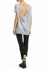 top cheap monday effect gris chine femme top pret a porter femme