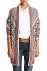 gilet asymetrique kaley pepe jeans rose multicouleurs pull et gilet pret a porter femme