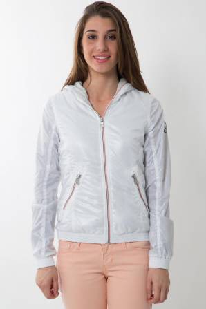 blouson lauriane jott blanc - pret a porter veste et manteau femme