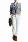 chemise glamorous britt bootcut bleu femme chemise pret a porter femme