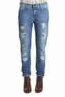 jeans lee sallie boyfriend vintage blue bleu femme boyfriend jeans femme