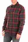 chemise ml seasonal wrangler marine rouge chemise pret a porter homme