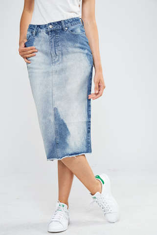 jupe cheap monday bleach bleu femme jupe pret a porter femme