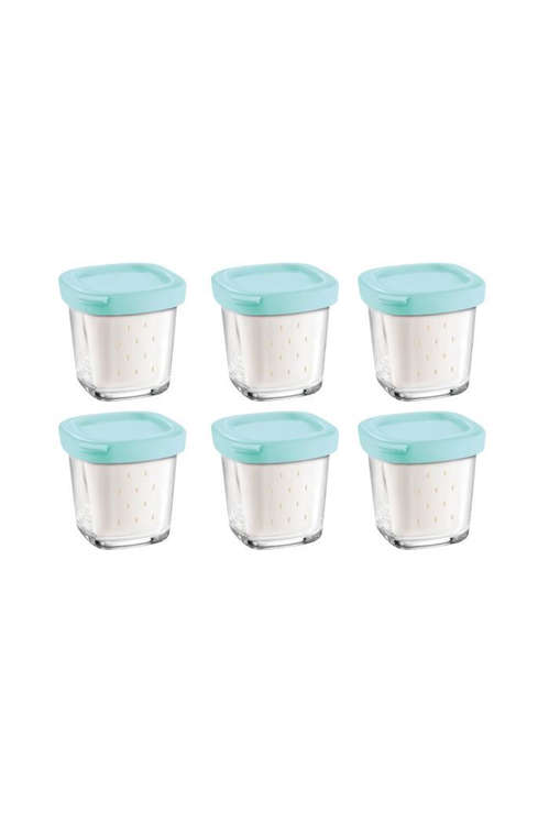 seb - 6 pots de yaourt xf100101 accessoires fabrication maison - pi fabrication maison mixte