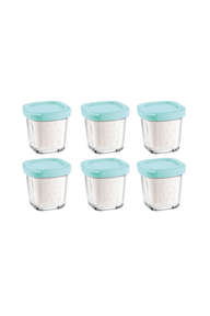 seb - 6 pots de yaourt xf100101 accessoires fabrication maison - pi fabrication maison mixte